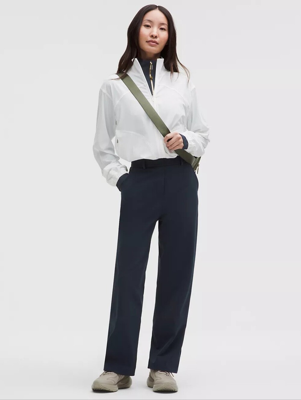 Lululemon Daydrift High-Rise Straight-Leg Trouser Regular Navy